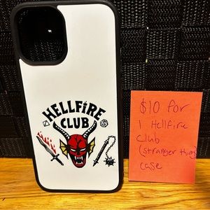 1 hellfire club (stranger things) case in good shape